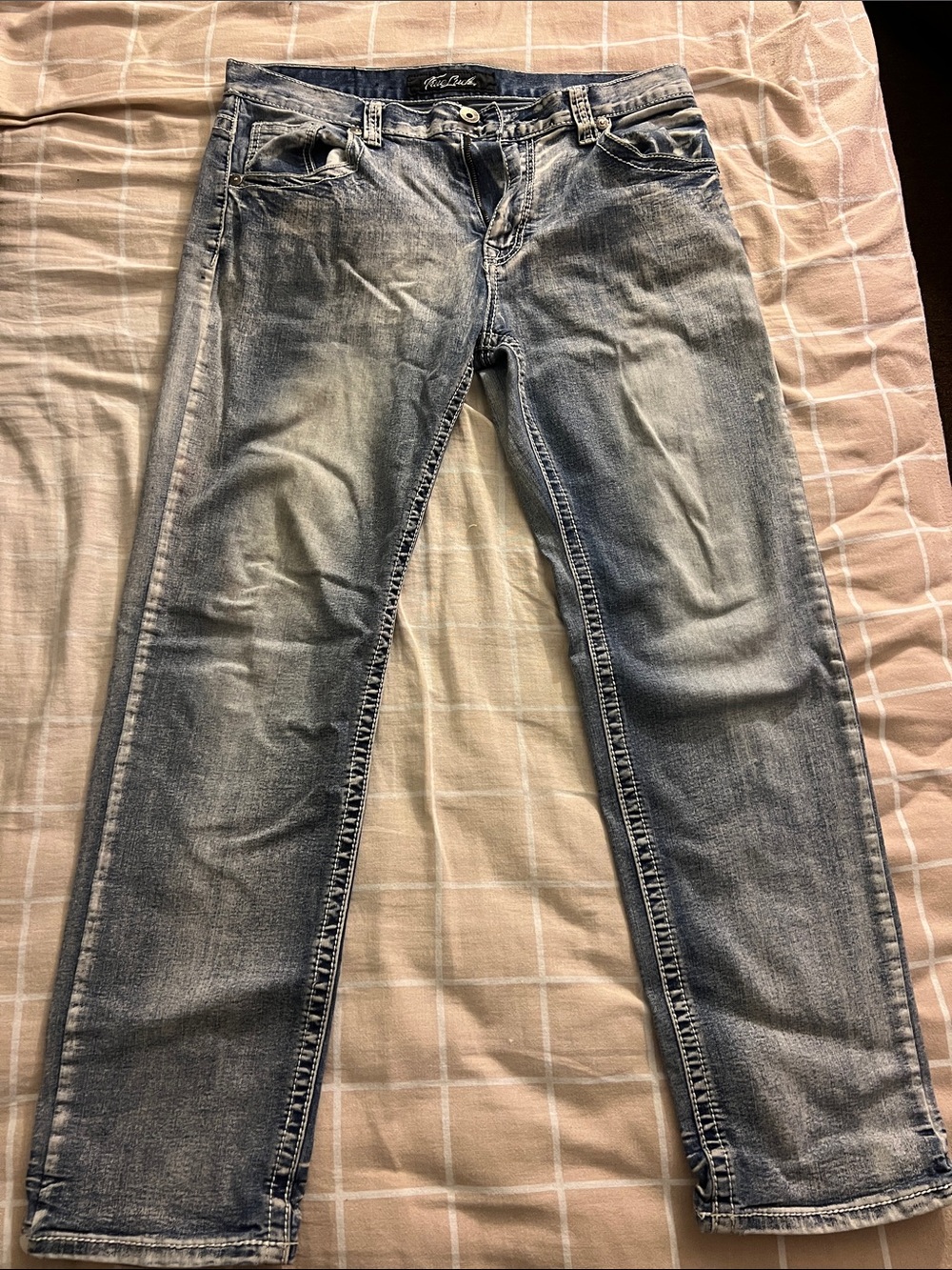 Vintage Light Blue Skinny Jeans - Unbranded